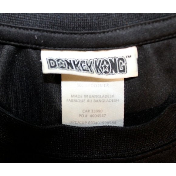 Donkey Kong I'm a Beast Gamer Shirt Small Official Nintendo 100% polyester Black - Picture 3 of 4